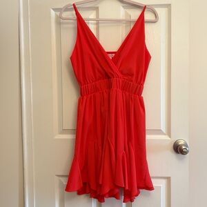 Pink Lily Maybe It Was Magic Coral Dress